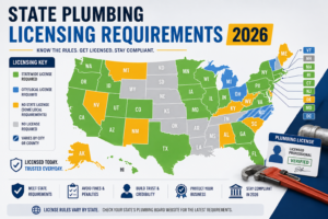 state plumbing licensing requirements